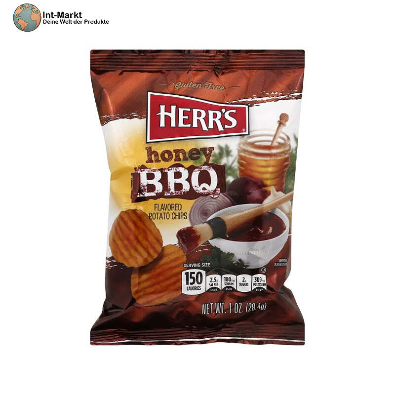 Herr's Honey BBQ Flavored Potato Chips (USA)