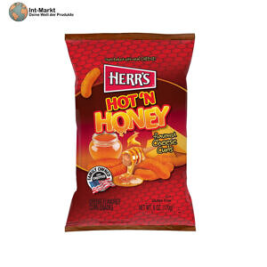 Herr's Hot 'N Honey Cheese Curls (170 g. USA)