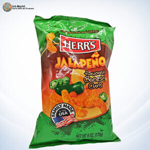 Herr's Jalapeno Flavored Cheese Curls USA 170 g