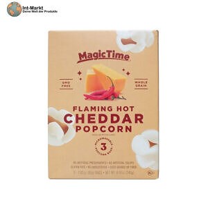 Magic Time Flaming Hot Cheddar Popcorn