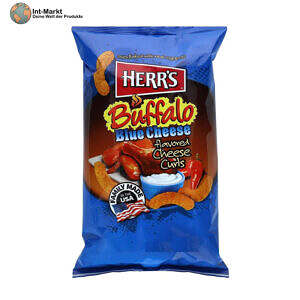 Herr's Buffalo Blue Cheese Flavored Cheese Curls (170 g. USA)