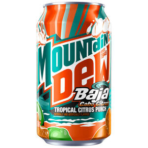 Mountain Dew USA Baja Cabo Citrus 355 ml