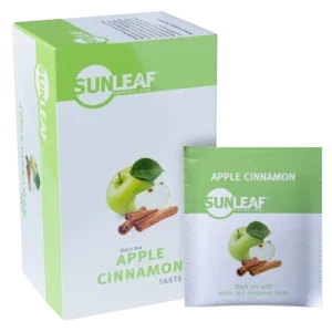 Sunleaf Schwarzer Tee Apfel Zimt 4 x 25 Beutel